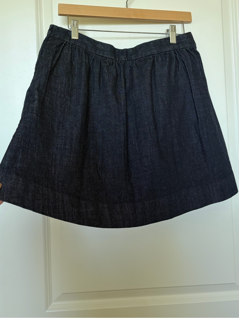 J.Crew Dark Denim Mini Skirt - Picture 6 of 7